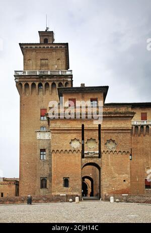 Château de Saint Michel - Château d'Este à Ferrare. Italie Banque D'Images