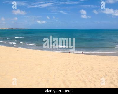 Extremoz, RN / Brésil - 2019-01-09: Dunes de Genipabu, destination touristique à Natal, dans le nord-est du Brésil. Banque D'Images