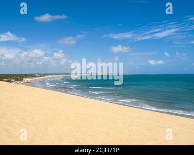 Extremoz, RN / Brésil - 2019-01-09: Dunes de Genipabu, destination touristique à Natal, dans le nord-est du Brésil. Banque D'Images