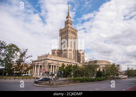 Polen. 28 août 2020. Pologne, août/septembre 2020: Impressions Pologne - 2020 Pologne/Varsovie-Varsovie/Kulturpalast | utilisation dans le monde crédit: dpa/Alamy Live News Banque D'Images