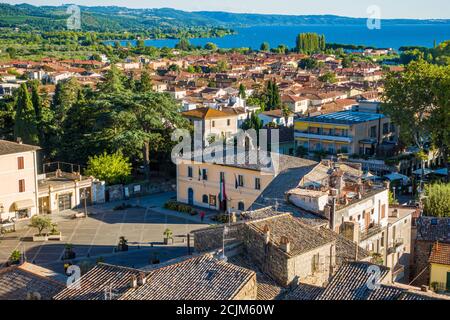 Bolsena, Italie - la vieille ville de Bolsena sur le lac du nom Banque D'Images