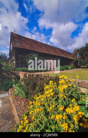 Mayflower Barn, Old Jordans, Buckinghamshire, Angleterre, Royaume-Uni. Vers 2006 Banque D'Images