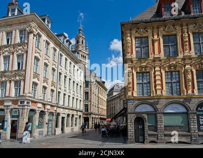 Lille France - 4 août 2020 - place de la ville (Place du général de Gaulle) à Lille en France Banque D'Images