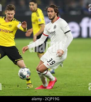 Dortmund, Allemagne. 15 février 2020. Firo: 02/14/2020 football, 2019/2020 Bundesliga 1: BVB Borussia Dortmund - Eintracht Frankfurt 4-0 SINGLE ACTION, Gonçalo Paciência, Goncalo Paciencia | usage Worldwide Credit: dpa/Alamy Live News Banque D'Images