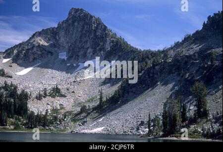 Traverse Lake, Eagle Cap Wilderness, Wallowa-Whitman National Forest, Oregon Banque D'Images