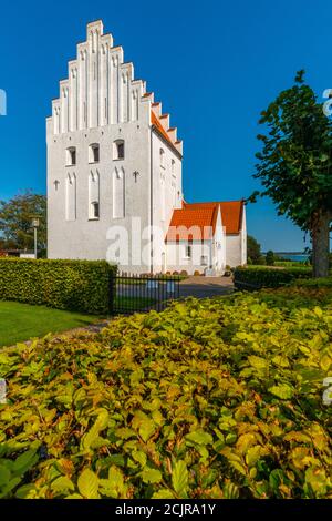 Rinkenæs Korskirke, Fjordveyen, Communauté Rinkenæs, Gråsten ou Gravenstein, Jutland du Sud, Danemark, Europe du Nord, Banque D'Images