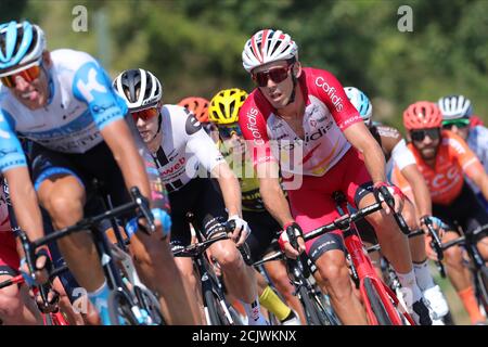 Lyon, France. 15 septembre 2020. 15 septembre 2020 ; Lyon, France ; Tour de France 2020, la Tour-du-PIN à Villard-de-Lans, étape 16 ; Primoz Roglic Slovénie Team Jumbo - Visma Credit: Action plus Sports Images/Alay Live News Banque D'Images