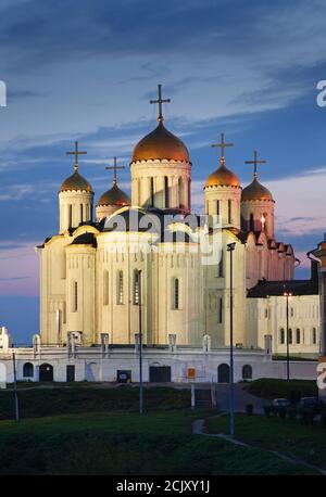 Cathédrale de la Dormition (Cathédrale de l'Assomption) à Vladimir. La Russie Banque D'Images