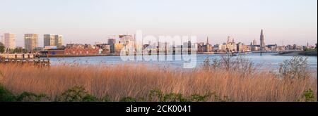 Vue panoramique sur Anvers, Belgique Banque D'Images