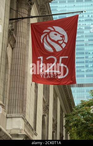 New York public Library fête ses 125 ans, aux États-Unis Banque D'Images