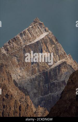 Montagnes enneigées de Karakorum Range Pakistan Banque D'Images