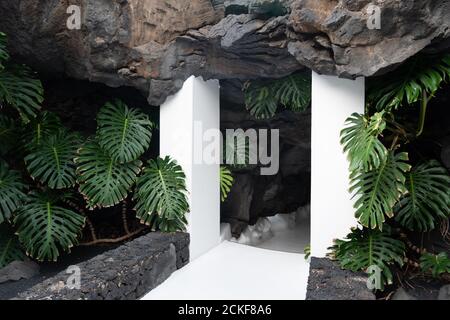 Lanzarote / Espagne - 15 mai 2016. Intérieur de la fondation Cesar Manrrique sur l'île de Lanzarote, îles Canaries, Espagne Banque D'Images