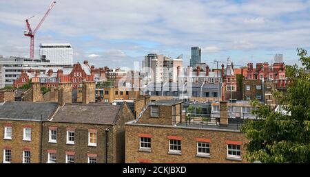 Toits de Londres, Holborn, North London, Royaume-Uni Banque D'Images