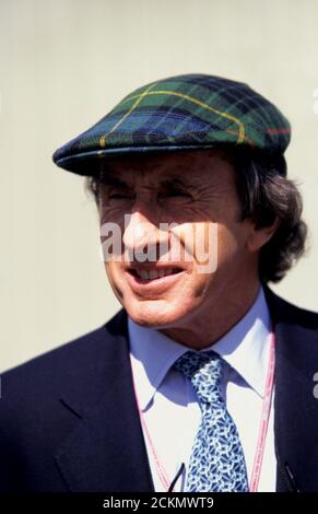 Jackie Stewart, pilote de voiture de course au Grand Prix d'Adélaïde de 1996, Australie méridionale Banque D'Images