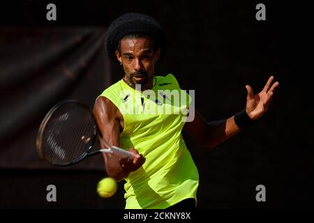 Karlsruhe Rueppurr, Allemagne. 16 septembre 2020. Dustin Brown. GES/tennis/Team Challenge Rueppurr, 09/16/2020 tennis: Team Challenge TCR, Rueppurr, 16 septembre 2020 | usage dans le monde crédit: dpa/Alay Live News Banque D'Images