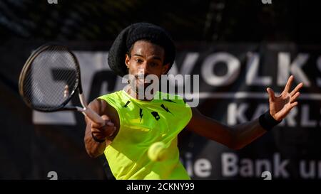 Karlsruhe Rueppurr, Allemagne. 16 septembre 2020. Dustin Brown. GES/tennis/Team Challenge Rueppurr, 09/16/2020 tennis: Team Challenge TCR, Rueppurr, 16 septembre 2020 | usage dans le monde crédit: dpa/Alay Live News Banque D'Images