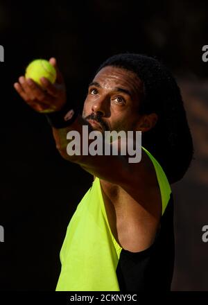 Karlsruhe Rueppurr, Allemagne. 16 septembre 2020. Dustin Brown. GES/tennis/Team Challenge Rueppurr, 09/16/2020 tennis: Team Challenge TCR, Rueppurr, 16 septembre 2020 | usage dans le monde crédit: dpa/Alay Live News Banque D'Images