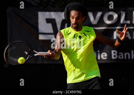 Karlsruhe Rueppurr, Allemagne. 16 septembre 2020. Dustin Brown. GES/tennis/Team Challenge Rueppurr, 09/16/2020 tennis: Team Challenge TCR, Rueppurr, 16 septembre 2020 | usage dans le monde crédit: dpa/Alay Live News Banque D'Images