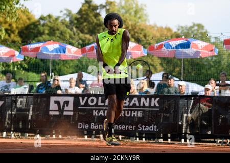 Karlsruhe Rueppurr, Allemagne. 16 septembre 2020. Dustin Brown. GES/tennis/Team Challenge Rueppurr, 09/16/2020 tennis: Team Challenge TCR, Rueppurr, 16 septembre 2020 | usage dans le monde crédit: dpa/Alay Live News Banque D'Images