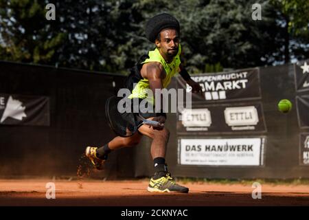 Karlsruhe Rueppurr, Allemagne. 16 septembre 2020. Dustin Brown. GES/tennis/Team Challenge Rueppurr, 09/16/2020 tennis: Team Challenge TCR, Rueppurr, 16 septembre 2020 | usage dans le monde crédit: dpa/Alay Live News Banque D'Images