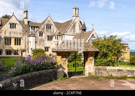 Prinknash Abbey, aujourd'hui situé à St Peters Grange, un bâtiment du XVe siècle sur les Cotswolds près de Upton St Leonards, Gloucestershire, Royaume-Uni Banque D'Images