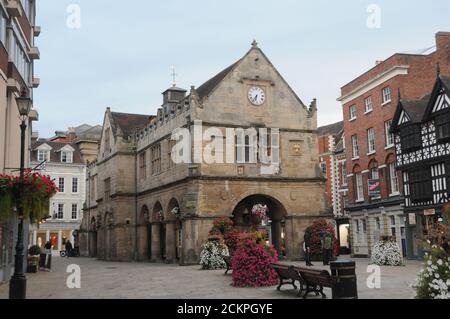 ANCIEN MARCHÉ HALL SHREWSBURY Banque D'Images