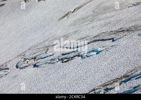 Coleman Glacier, sur Heliotrope Ridge, sous le mont Baker, Mount Baker-Snoqualmie National Forest, État de Washington, États-Unis Banque D'Images