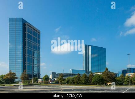 Anadarko possédait des gratte-ciels modernes dans les Woodlands, Texas. Banque D'Images