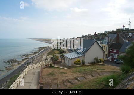 Ault France - 13 août 2020 - côte atlantique à Ault France Banque D'Images