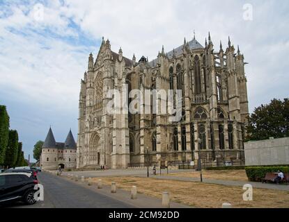 Beauvais France - 10 août 2020 - Cathédrale Saint-Pierre De Beauvais Banque D'Images