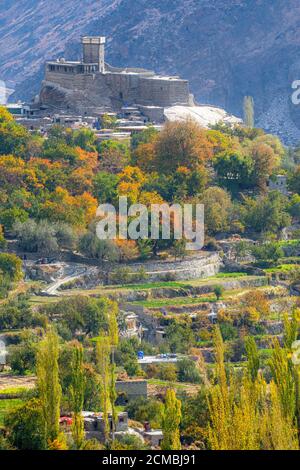 Automne à Hunza et dans les régions du nord du gilgit battistan, Pakistan Banque D'Images