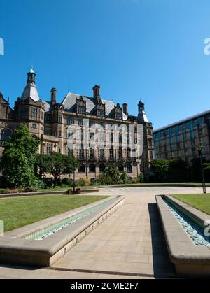 Hôtel de ville de Sheffield, Sheffield, Yorkshire du Sud, Angleterre, Royaume-Uni. Banque D'Images