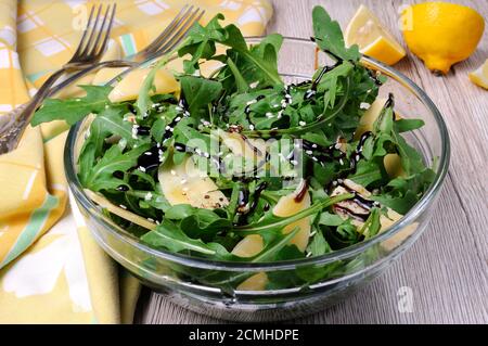 Salade de roquette Banque D'Images