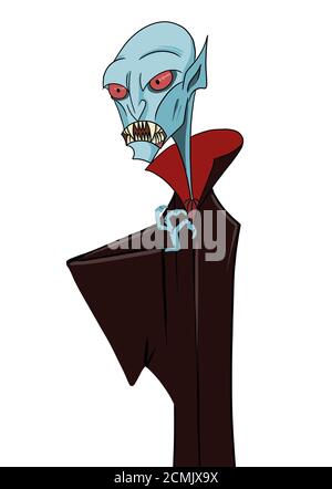 illustration de personnage dracula vampire Banque D'Images