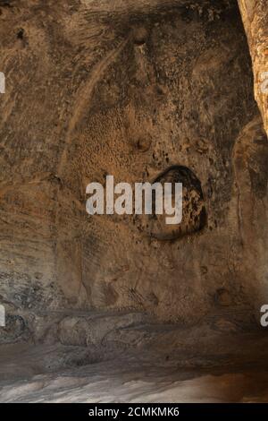 Uplistsikhe cave complexe (forteresse du Seigneur) près de Gori. La région de Shida Kartli. La Géorgie Banque D'Images