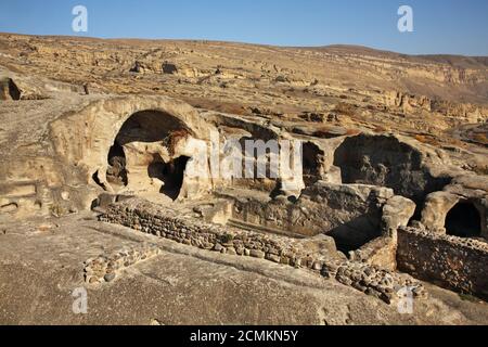 Uplistsikhe cave complexe (forteresse du Seigneur) près de Gori. La région de Shida Kartli. La Géorgie Banque D'Images