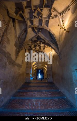 République tchèque, Prague, Mala Strana, Château de Prague, ancien Palais Royal Banque D'Images