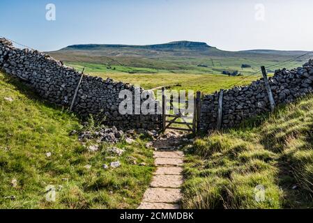 Horton-in Ribblesdale près de Sulber Nick Banque D'Images