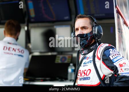 Le Mans, France. 17 septembre 2020. Ambiance, Toyota lors des séances d'entraînement gratuites des 2020 24 heures du Mans, 7e tour du Championnat du monde d'endurance 2019-20 de la FIA sur le circuit des 24 heures du Mans, du 16 au 20 septembre 2020 au Mans, France - photo FR.d.ric le Floc...h / DPPI crédit : LM/DPPI/Frederic le Floc H/Alamy Live News Banque D'Images