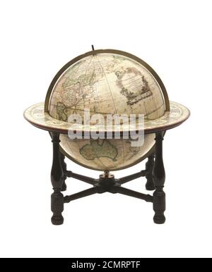 John Newton et William Palmer SLNSW globe 1782. Banque D'Images