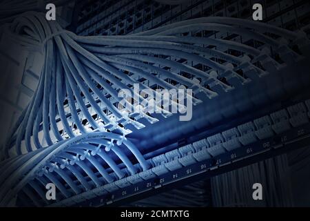 panneau de brassage de la 6ème catégorie Banque D'Images