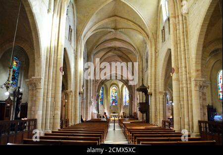 Paris, France - intérieur Église Saint-Pierre de Montmartre Banque D'Images