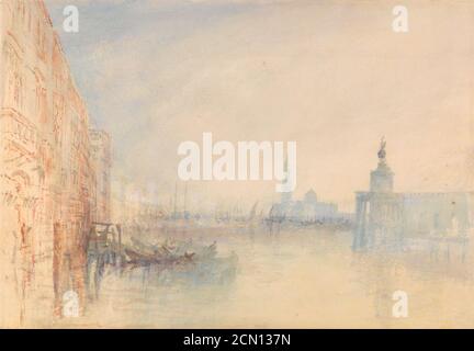 Joseph Malbord William Turner - Venise, l'embouchure du Grand Canal Banque D'Images