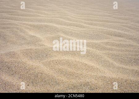 Sable sur la plage de Ponta preta à Santa Maria, Sal Island, Cap-Vert Banque D'Images