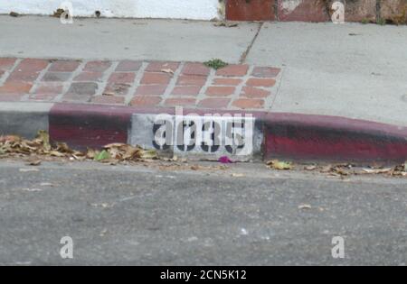 West Hollywood, Californie, États-Unis 17 septembre 2020 UNE vue générale de l'atmosphère de l'ancienne maison de la chanteuse Dolly Parton au 9035 Norma place à West Hollywood, Californie, États-Unis. Photo par Barry King/Alay stock photo Banque D'Images