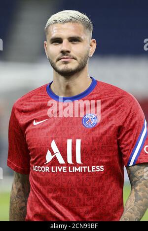 Mauro Icardi du PSG lors du championnat français Ligue 1, match de football entre Paris Saint-Germain (PSG) et FC Metz le 16 septembre 2020 au Parc Banque D'Images