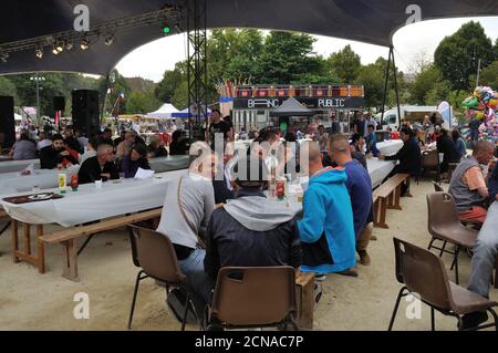 Foire St-Michel 2016 à Saint-Brieuc, repos Banque D'Images