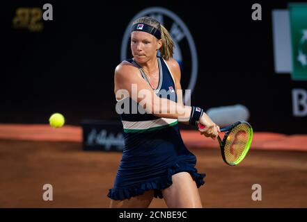 Kiki Bertens des pays-Bas en action au cours de son second tour Match au 2020 Internazionali BNL d'Italia WTA Premier 5 Tournoi de tennis le sept Banque D'Images