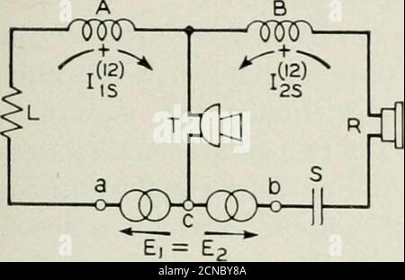 . Le journal technique de Bell System . 1 WT^ (i2r la T L I •2A li E, = E,2[Q Q|e2=Ei2 la DJ IIS Fig. 6. A tCI2)ma B ■^MT^-, ,112) ■• I04SA -k]D4&lt;ID^ c E, =E2 Fig. 7 B I—oro^ MSL V T ^W^ , (2)2S R i ll^ s i—nm^ r(2)ma B (2)2A • T*.^ TV^ TV-^ L MAV 2A  n ^3A ^^m^—I t(2)^3A Fig. 8 l[|^ = I^]--i{^^ = I2A Banque D'Images