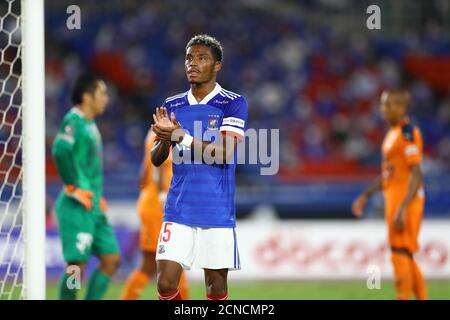ADO Onaiwu (45) de Yokohama F. Marinos pendant le match de football de J.League J1 entre Yokohama F. Marinos 3-0 Shimizu S-Pulse au stade Nissan le 16 septembre 2020 à Yokohama, Kanagawa, Japon. Credit: Kenzaburo Matsuoka/AFLO/Alay Live News Banque D'Images